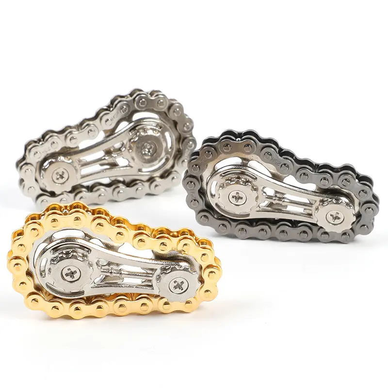 Gear Chain Fidget Spinner – Stress Relief Desk Toy