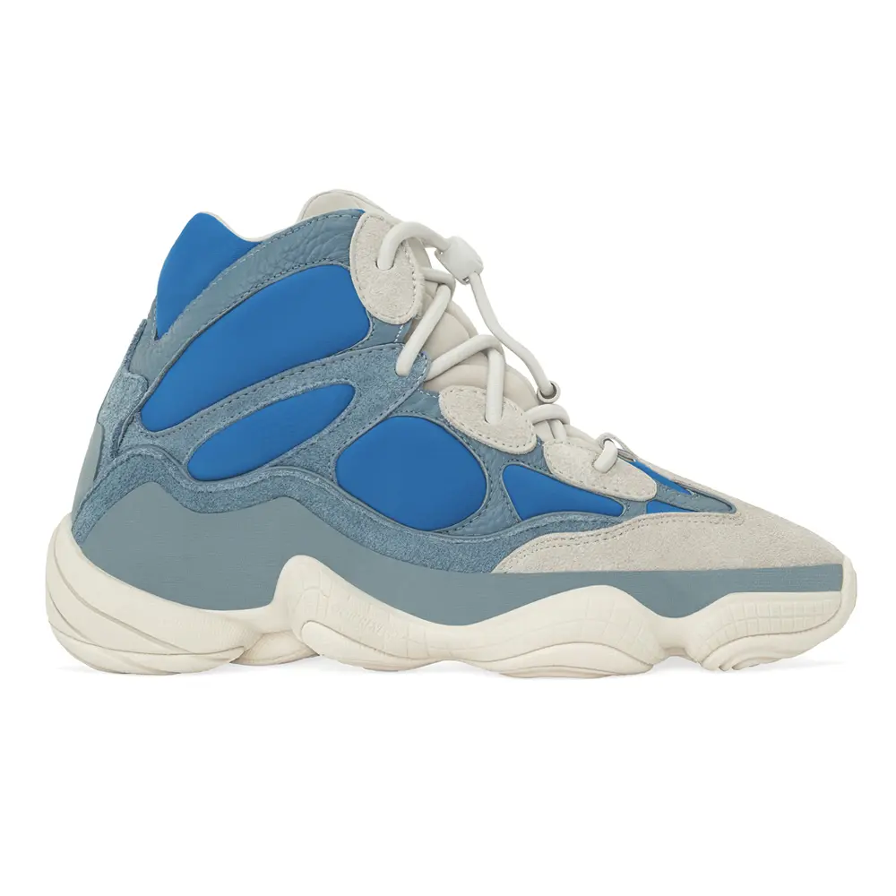 adidas Mens Yeezy 500 High Sneakers Shoes Casual - Blue adidas Mens Yeezy 500 High Sneakers Shoes Casual - Blue
