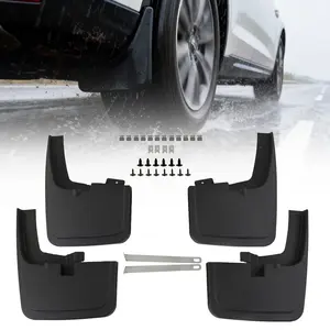 4PC Automotive Mud Flaps Splash Guards - Truck Vehicle Accessories, Protector for Ram 1500/2500/3500 2009-2018 (Excludes Dually Models)