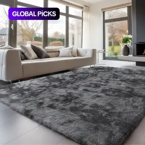 Large Shag Area Rugs, Tie-Dyed Plush Fuzzy Rug for Living Room, Ultra Soft Fluffy Furry Rugs for Bedroom, Indoor Carpet Nursery Rugs for Kids Room Home Decor