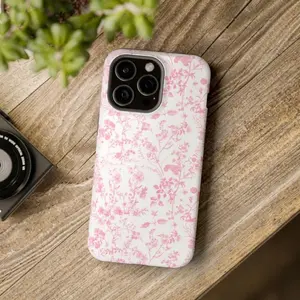 Pink Phone Case, Cute Slim Phone Case, Tech Accessories, Trendy iPhone Gift for Her