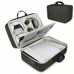 Ps5 Carrying Case Travel Bag, Hard Shell Protective Storage, for Playstation 5 Console, Controllers, Headset & Games, Durable Protection