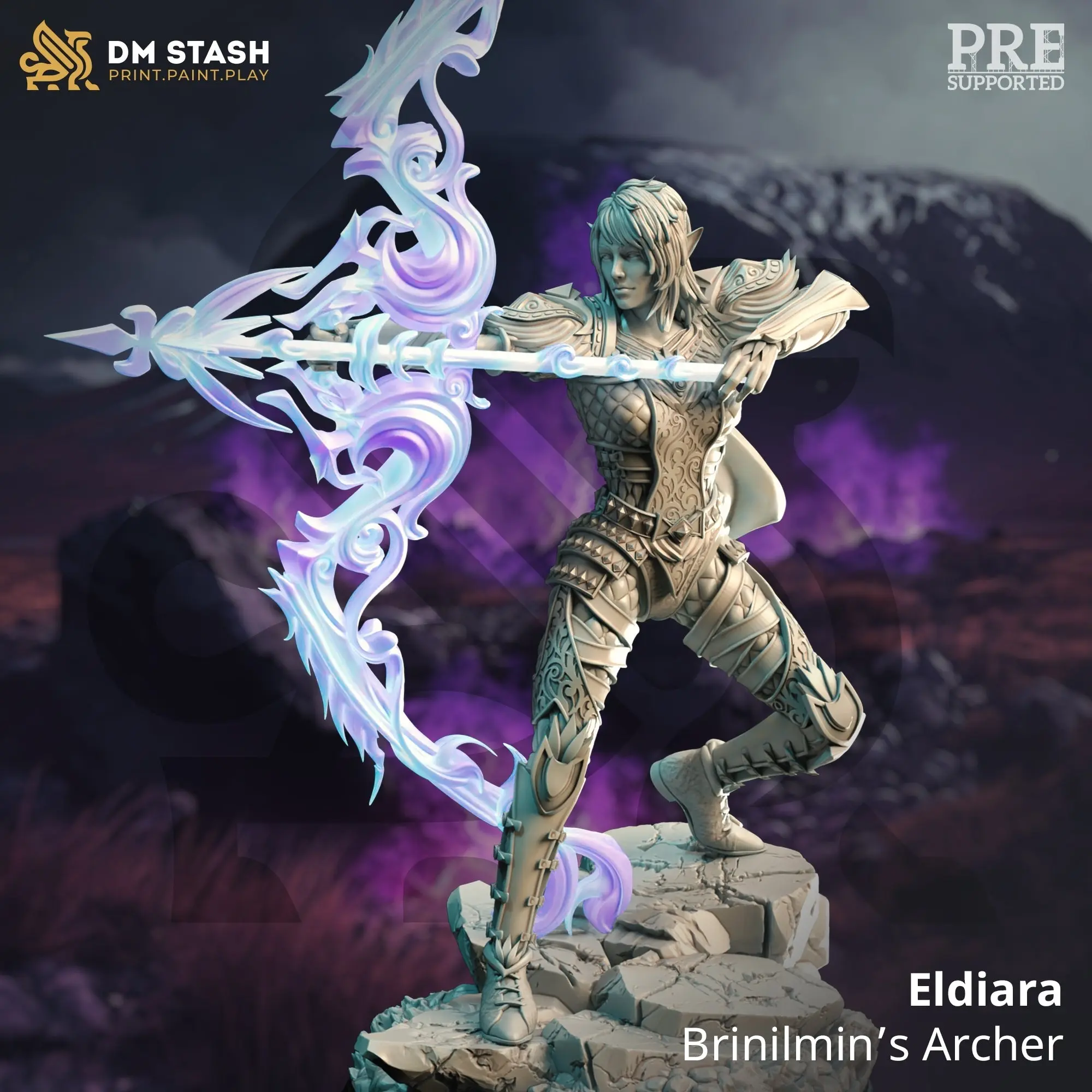 Eldiara - Brinilmin's Archer - 32mm or 75mm - MEDIUM