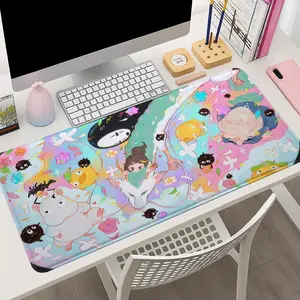 Kawaii Anime Desk Mat, Spirited Away Gaming Mouse Pad, Keyboard Mat, Spirited Away Anime Cozy Aesthetic Desk Mat For Office, Gift For Gamer