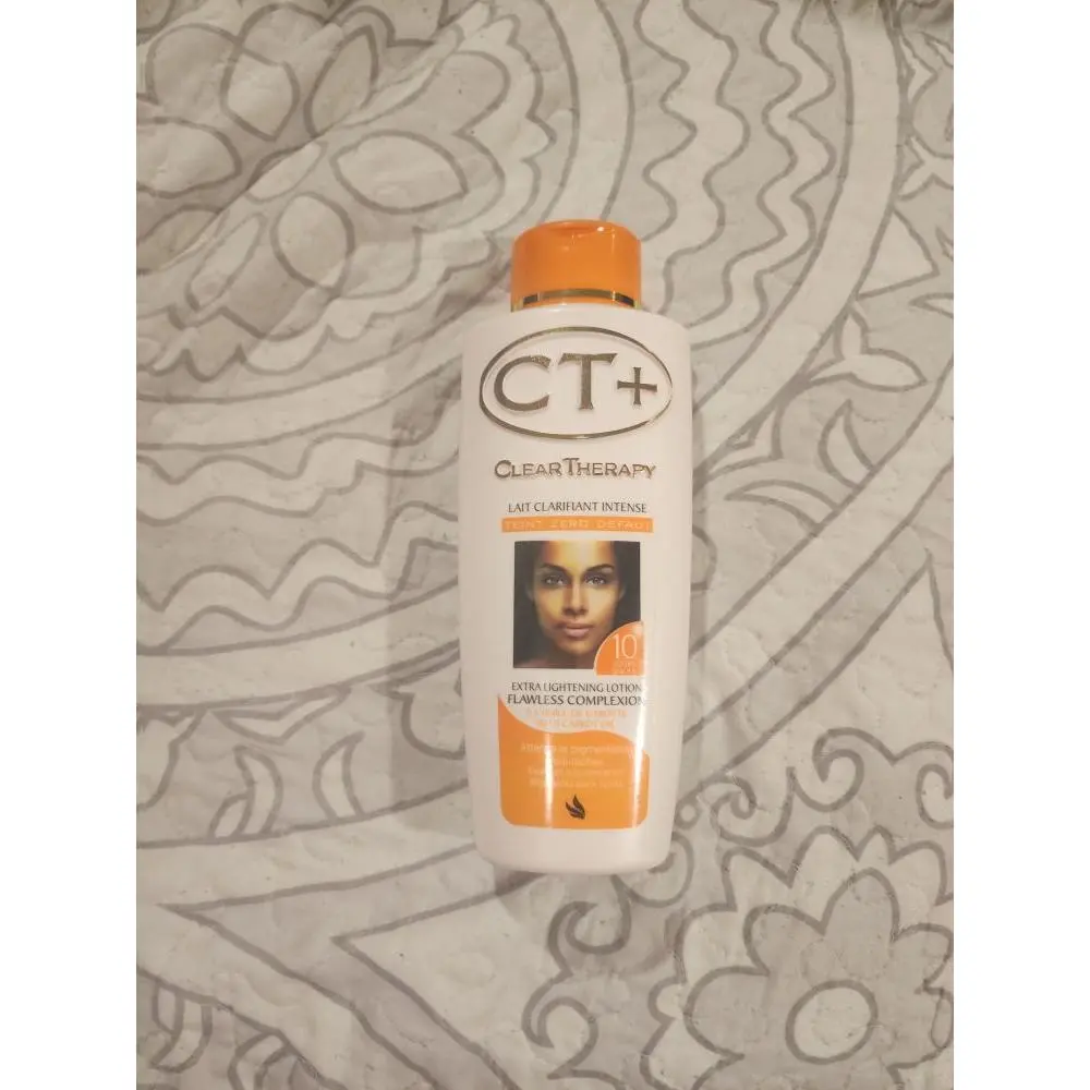 CT+ Clear Therapy Intense Teint Zero Defaut Extra Lightening Lotion 500ml for Flawless Complexion with Carrot Extract