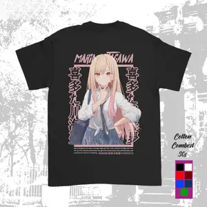 T-shirt Pria Distro Sablon DTF MARIN KITAGAWA MY DRESS UP DARLING T-shirt Anime Jepang SIMSE.ID