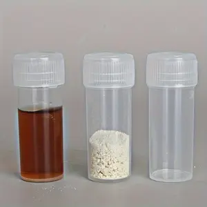 10pcs Clear Lightweight Plastic Sample Bottles for Packaging - No Alcohol, Plastic Material