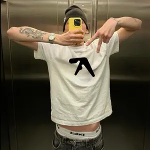 Aphex Twin Music T Shirt, Unisex Heavy Cotton Tee, Graphic Band Tee, Music Lover Gift, Festival Shirt, Retro Vintage Tee