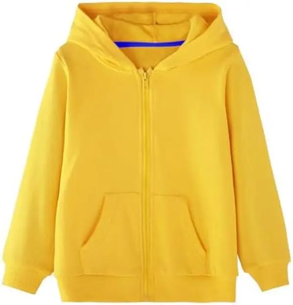 HILEELANG Boys Hoodie Cotton Blend Sweatshirt with Pocket Casual Hoodies | Soft Cotton Blend, Cozy Hooded Design, Front Pocket, Pullover and Full Zip Styles, Easy Layering for Boys’ Everyday Wear