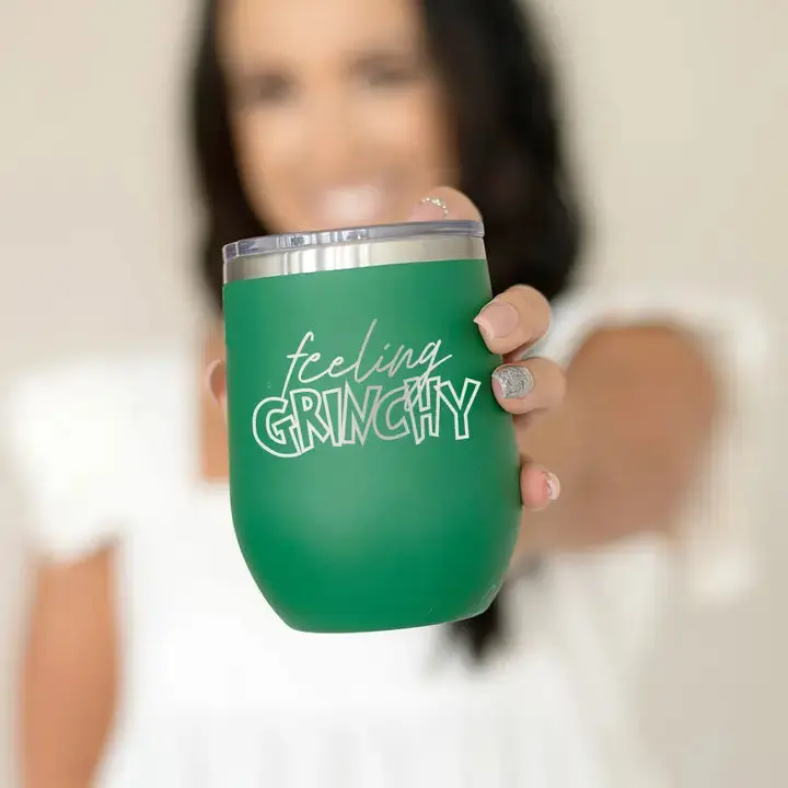 Feeling Grinchy Green 12oz Tumbler #TWB12-GRINCH23-GRN
