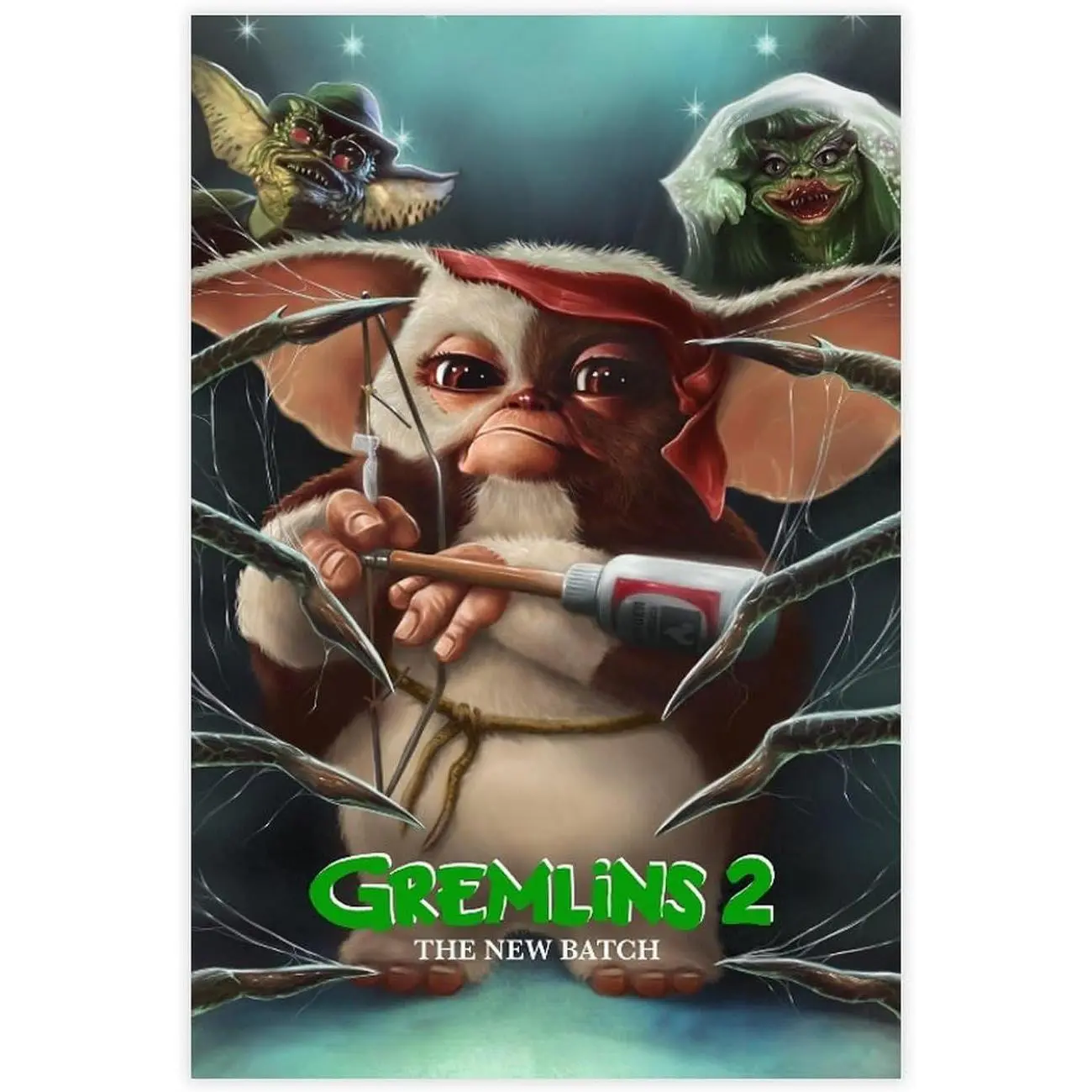 Gremlins 2 Movie Poster Canvas Poster Bedroom Decor Sports Landscape Office Room Decor Gift