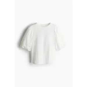 H&M Balloon-sleeved top