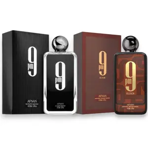 Afnan Perfumes | 9PM + 9PM Elixir | Eau De Parfum | Unisex Fragrance | 100 ML - 3.4 oz | Aromatic - Warm Spicy & Vanilla Notes
