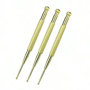 Copper Acupressure Massage Tool, Eye & Facial Meridian Massager, Stainless Steel Pen, Full Body Use, Non-Toxic, Single Pack, Body Care