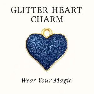 Glitter Heart Charm – Magic Mirror