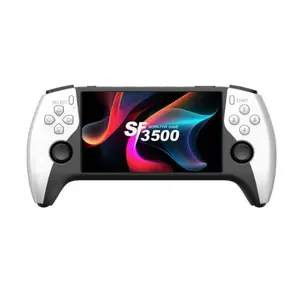 SF3500 Classic Handheld Game Console-Handheld Game Console with HD 5.5-inch IPS Screen Classic Video Games Supports TV Connection,14+ Emulators & 5-Hour Battery Life, Handheld Gaming Console