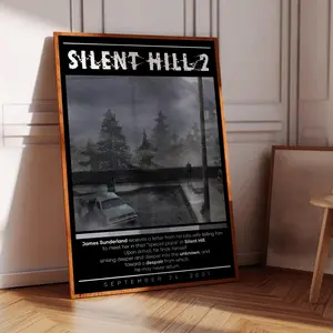 Silent Hill 2 Gaming Poster, Silent Hill 2 Video Game Posters (NO FRAME)