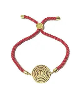 Our Father Prayer Bracelet Red Cord – 72 Names of God