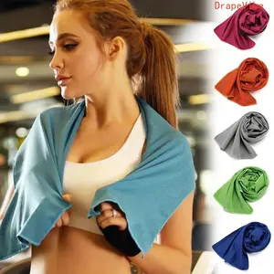 Microfiber Rapid Cooling Sport Towel Soft Breathable Quick Drying Sweat Absorbent Towel For Fitness Running Outdoor Activities