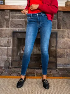 Judy Blue Full Size Washed Thermal Skinny Jeans Plus Size