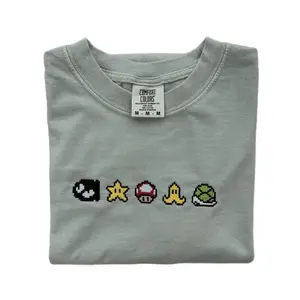 Power-Ups Embroidered Unisex Comfort Colors T-shirt