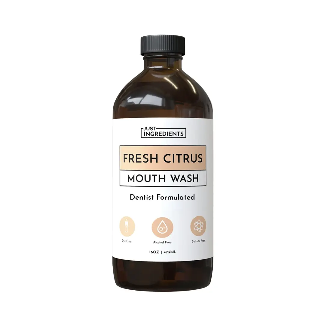 Just Ingredients Remineralizing Mouth Wash (Fresh Citrus)