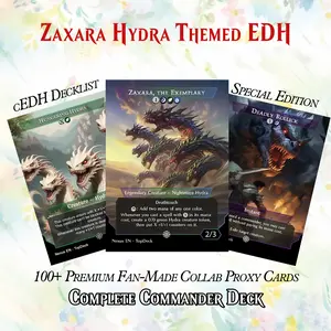 Zaxara Hydra Proxy Commander Deck - 118 Cards Custom EDH Set