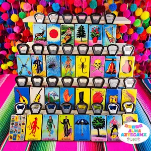 Mexican Loteria Magnetic Bottle Opener
