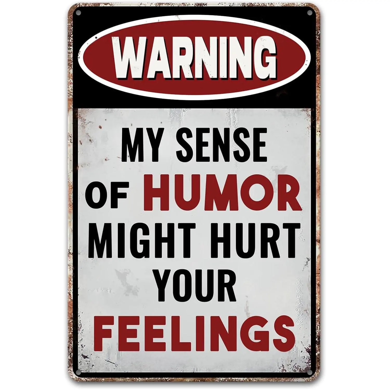 Vintage Funny Metal Bar Sign - Lightweight Hanging Signage for Man Cave, Garage Home Decor, Gifts, Dorm - 8x12 Inch (279)