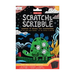 Dinosaur Days Scratch and Scribble Mini Scratch Art Kit