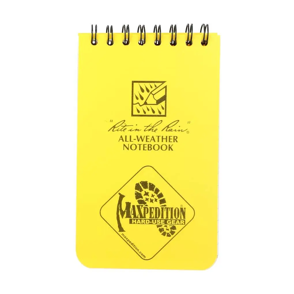 Maxpedition 3"x 5" Rite-In-The-Rain Pocket Notebook