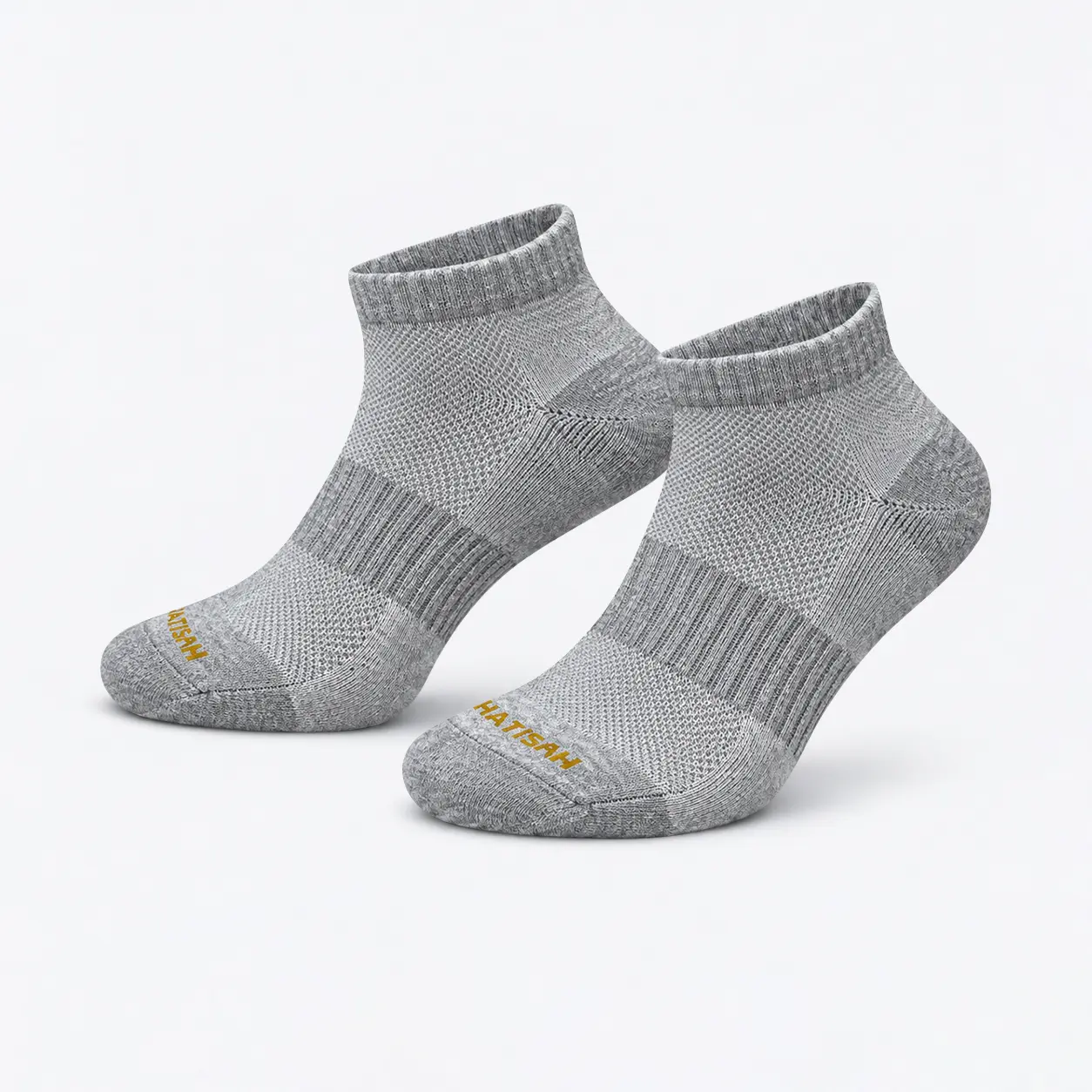 Hatisan Performance Socks for Men & Women, Breathable Moisture-Wicking Cotton, Plain Socks Available in Crew & Ankle Styles and in 2-Pack or 6-Pack Bundles for Training, Workout and Everyday Comfort,