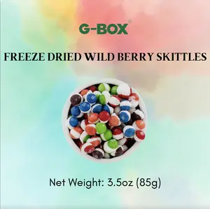 G-Box Freeze Dried Frettles Wild Berry Flavor Air-tight Sealed in a Deli Container