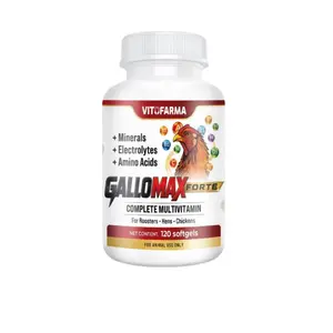 120 Softgels Rooster Multivitamin Supplement, Daily Vitamin, Amino Acid and Mineral Formula