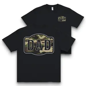 Comfort Camouflage Dad Shirt, Retro Dad T-shirt, Dad Tee, Gift For Dad, Varsity Dad Shirt, Duck Camo Fathers TShirt,  Gift Classic Man