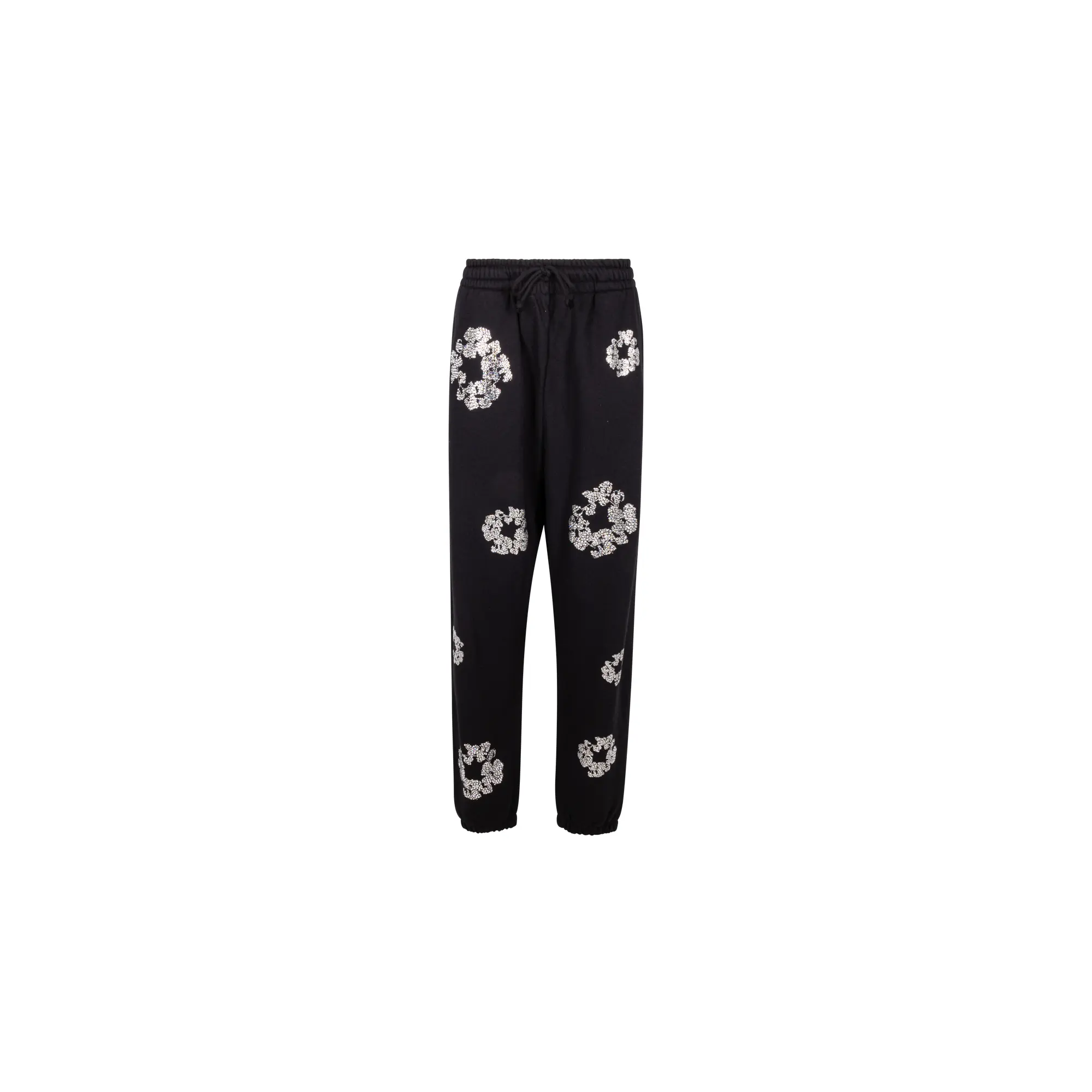 Cashmere Swarovski Cotton Wreath Sweatpants "Black" DT078