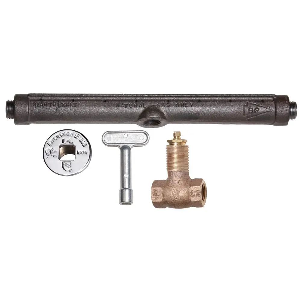 0.5 in. FIP Chrome Key Gas Log Lighter Bar, Kitchen Utensils Fire Starter for Kitchen Use
