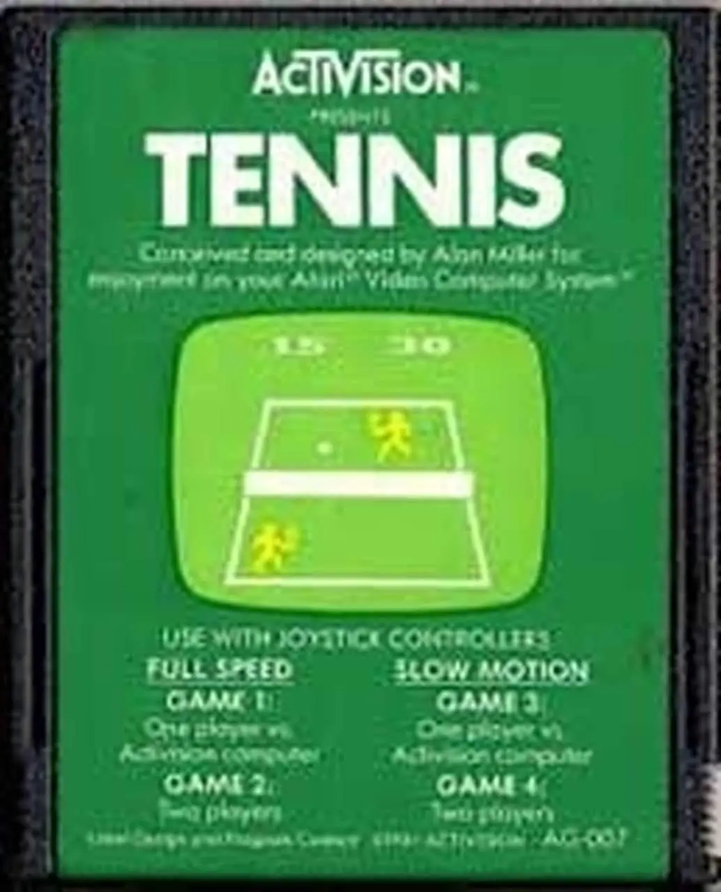 TENNIS - Atari 2600 Game (Retro Fam)