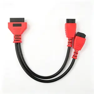 Vehicle Diagnostic Cable Adapter 12+8 Pin Programming Connector for Autel DS808 Maxisys Main Test Cable Compatible with MS905 MS906 MS906BT MS906S MS908 MS908S Pro Reusable No Glue Needed