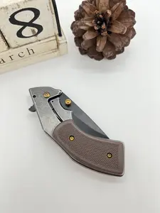 Compact and portable folding knife, sharp blade and special shaped handle for easy grip, suitable for various scenarios, cool gift for men