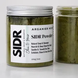Arganier Noir Sidr Powder for Hair - Cleanses, Nourishes, and Softens Hair and Skin Arganier Noir Sidr Powder for Hair - Cleanses, Nourishes, and Softens Hair and Skin