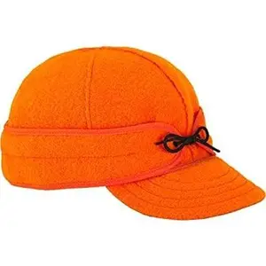 Stormy Kromer Original Kromer Cap   Winter Wool Hat with Earflap, 6 7/8, Orange