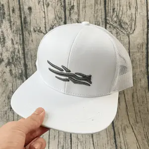 White SITKA Gear Men's Truckers Breathable Mesh Hunting Cap - SITKA Gear Trucker Hats