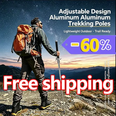 Hiking Sticks - Multifunctional Equipment for Camping, Climb, Explore, Outdoor Trails, Ideal Gift for Outdoor Enthusiasts