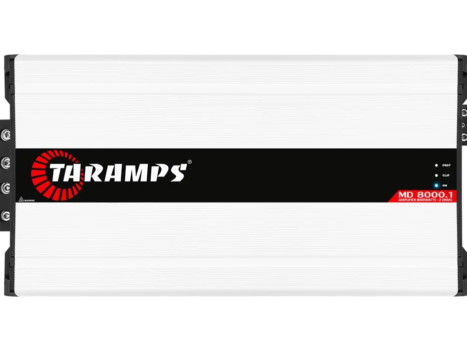 Taramps BASS 800 Monoblock Amplifier - 800W RMS Single Channel - 2 Ohm - Class D Subwoofer Amp - New