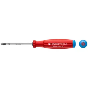 PB Swiss Tools PB 8400.B 8-60 * SwissGrip Screwdriver, TORX® With Bore Hole, Size T8