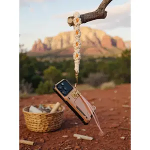 Cell Phone Macrame wristlet