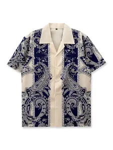 Printed Blouse, West Coast Retro Floral Shirt, Hip Hop Streetwear, Vintage Classic, Vacation Shirt, Casual Summer Shirt, Casual Fashion, Short Sleeve, Hawaiian Style, Artistic Appeal