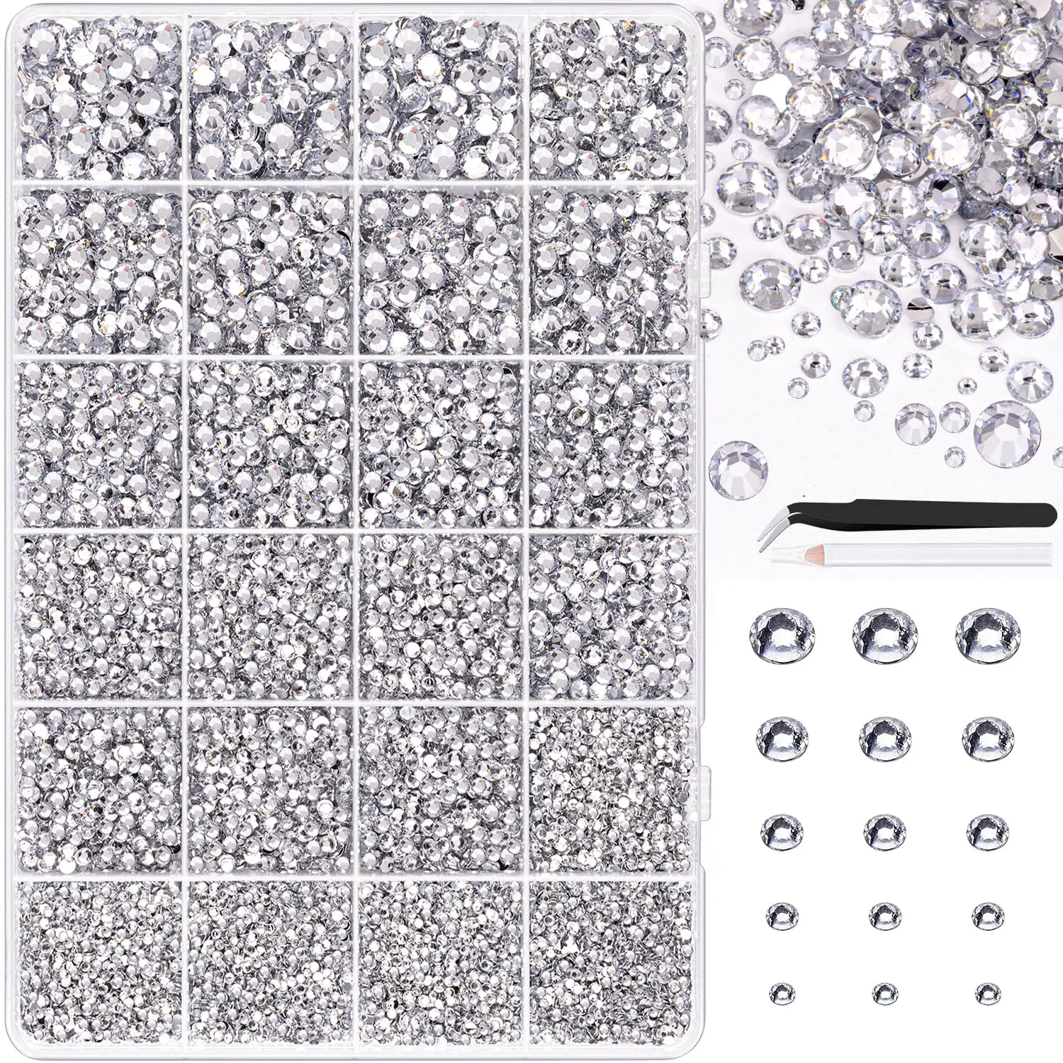 Sliver-24Grids-30000PCS