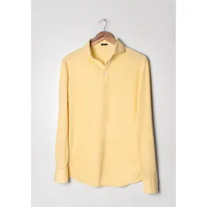Yellow Feather Soft Piqué Full Sleeve Polo Shirt